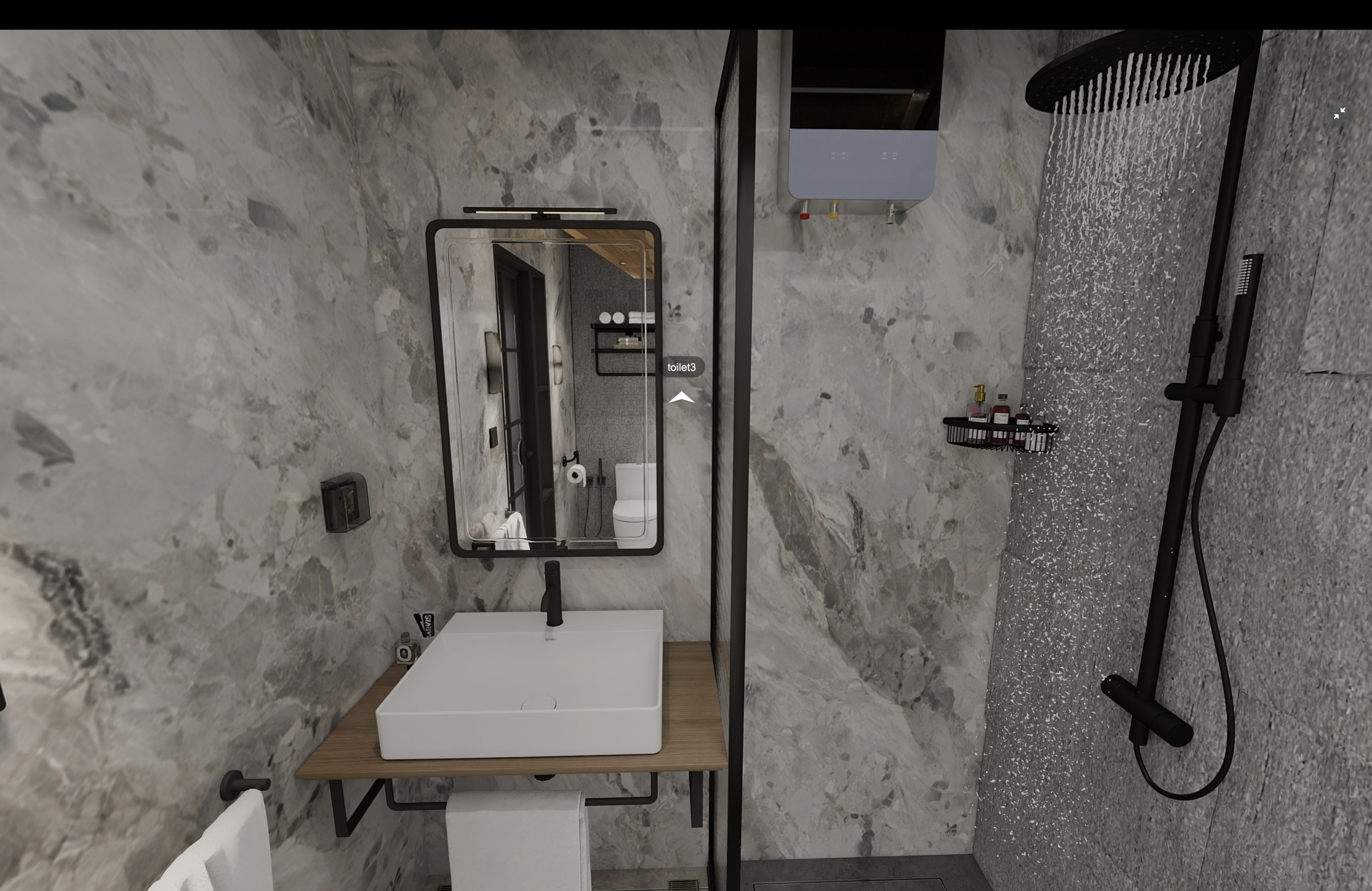 daisy passion-bathroom-double bedroom-rendering 2