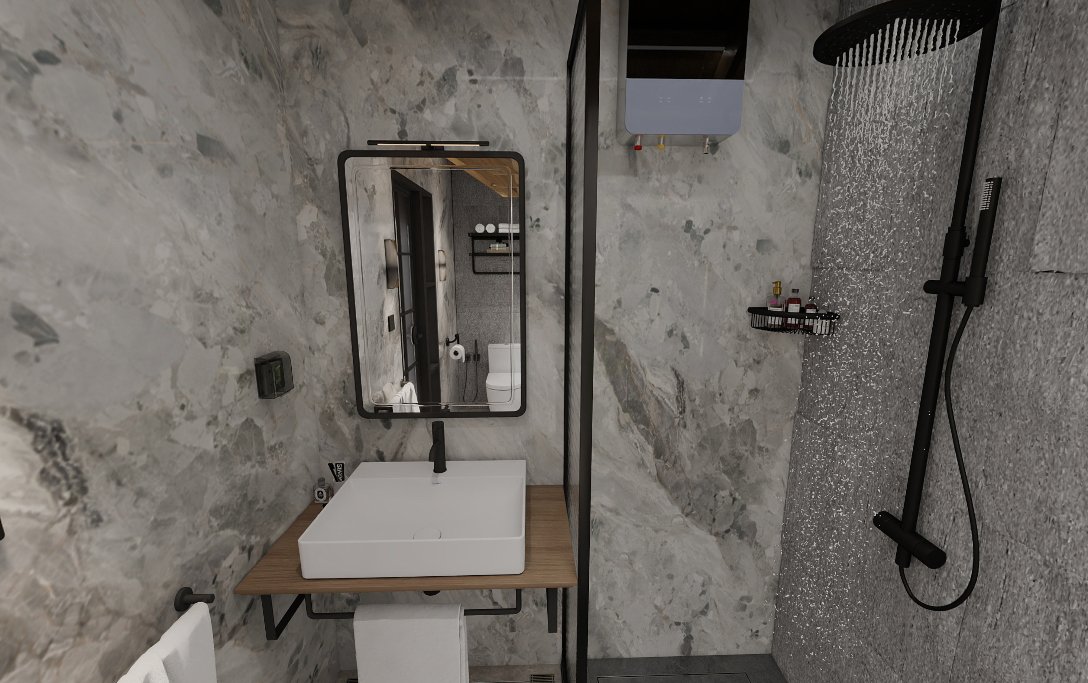 daisy passion-bathroom-double bedroom-rendering 2