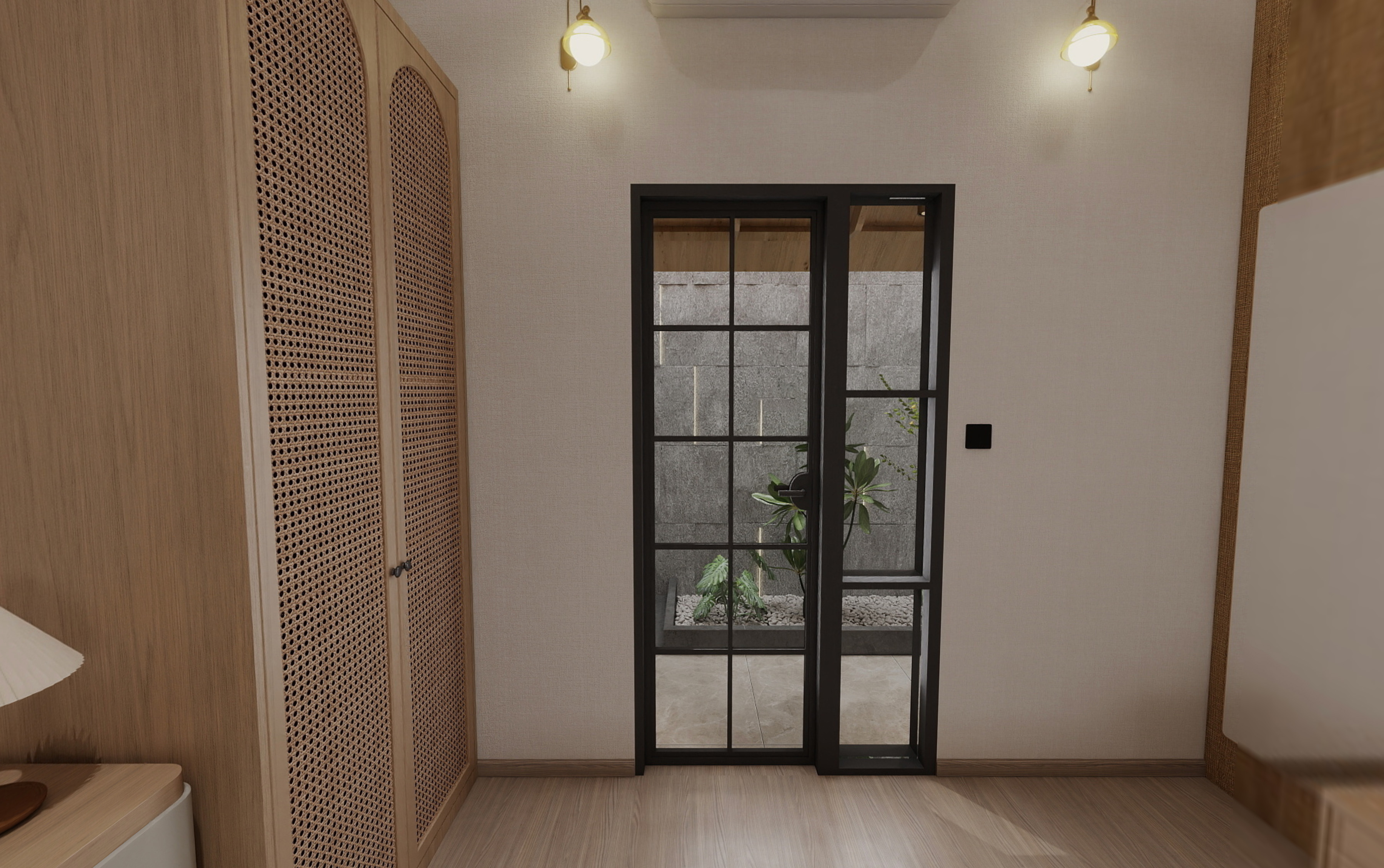daisy passion-double bedroom-rendering 3